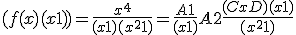 (f(x)(x+1))=\frac{x^4}{(x+1)(x^2+1)}=\frac {A1}{(x+1)}+ A2+\frac {(Cx+D)(x+1)}{(x^2+1)}