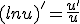 (lnu)'=\frac{u'}{u}