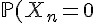 \Large{\mathbb{P}(X_n=0)=1-2p
