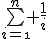 \bigsum_{i=\1}^n \frac1i\;>\;10