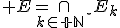 \displaystyle E=\cap_{k\in\mathbb N^{\star}}E_k