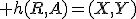\large h(R,A)=(X,Y)