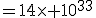 \tex{=14\times 10^{-3}}