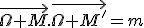 \vec{\Omega M}.\vec{\Omega M'}=m