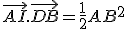 \vec{AI}.\vec{DB}=\frac{1}{2}AB^2