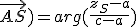 (\vec{AC};\vec{AS})=arg(\frac{z_S-a}{c-a})