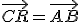 \vec{CR}=\vec{AB}