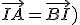 \vec{IA}=\vec{BI})