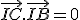 \vec{IC}.\vec{IB}=0