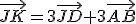 \vec{JK}=3\vec{JD}+3\vec{AB}