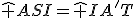 \widehat {ASI}=\widehat {IA'T}