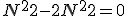 {NB^2}-2{NA^2}=0