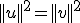 ||u||^2=||v||^2