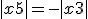 |x+5|= - |x+3|