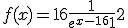  \\   \\  f(x) = 16 \frac{1}{e^{x-16} + 1} + 2 \\   \\  