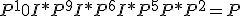  \\  P^10+I*P^9+I*P^6+I*P^5+P*P^2=P \\  