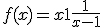 f(x) = x + 1 + \frac{1}{x-1}