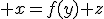 \exists z \in ker f ; x=f(y)+z