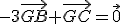 -3\vec{GB}+\vec{GC}=\vec{0}