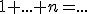 1+...+n=...