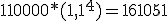 110000*(1,1^4) = 161051