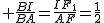 2$ \frac{BI}{BA}=\frac{IF_1}{AF}=\frac{1}{2}