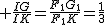 2$ \frac{IG}{IK}=\frac{F_1G_1}{F_1K}=\frac{1}{3}