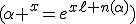 3$(\alpha ^x=e^{x\ell n(\alpha)})