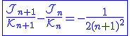 3$\blue\fbox{\frac{\cal{J}_{n+1}}{\cal{K}_{n+1}}-\frac{\cal{J}_n}{\cal{K}_n}=-\fr{1}{2(n+1)^2}