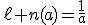 3$\ell n(a)=\fr{1}{a}