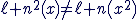 3$\ell n^2(x)\not=\ell n(x^2)