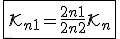 3$\fbox{\cal{K}_{n+1}=\fr{2n + 1}{2n + 2}\cal{K}_{n}