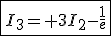 3$\fbox{I_3= 3I_2-\frac{1}{e}}