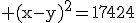 3$\rm (x-y)^{2}=17424