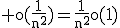 3$\rm o(\fr{1}{n^2})=\fr{1}{n^2}o(1)