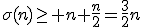 3$\sigma(n)\ge n+\fr{n}{2}=\fr32n