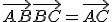 3$\vec{AB} + \vec{BC} = \vec{AC}