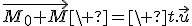 3$\vec{M_0 M}\ =\ t.\vec{u}