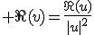 3$ \Re(v)=\frac{\Re(u)}{|u|^2}