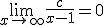 3$ \lim_{x\to +\infty} \frac{c}{x-1}=0