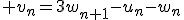 3$ v_n=3w_{n+1}-u_n-w_n