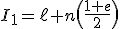 3$I_1=\ell n\(\fr{1+e}{2}\)