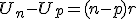 3$U_n-U_p=(n-p)r