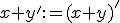 3$x+y':=(x+y)'