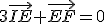 3\vec{IE}+\vec{EF}=0