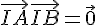4$\vec{IA} + \vec{IB}= \vec{0}