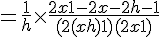 4$ = \frac{1}{h} \times \frac{2x+1-2x-2h-1}{(2(x+h)+1)(2x+1)}