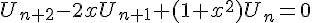 4$U_{n+2}-2xU_{n+1}+(1+x^2)U_n=0