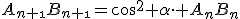 A_{n+\1}B_{n+\1}=\cos^2 \alpha\cdot A_nB_n