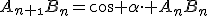 A_{n+\1}B_n=\cos \alpha\cdot A_nB_n